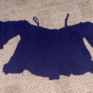 Women’s pacsun off the shoulder crop top new